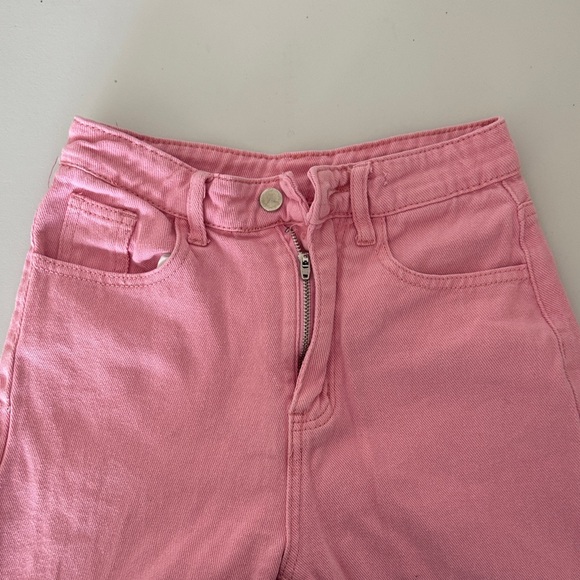 SHEIN Pink Straight Leg Women's Jeans - Picture 2 of 7